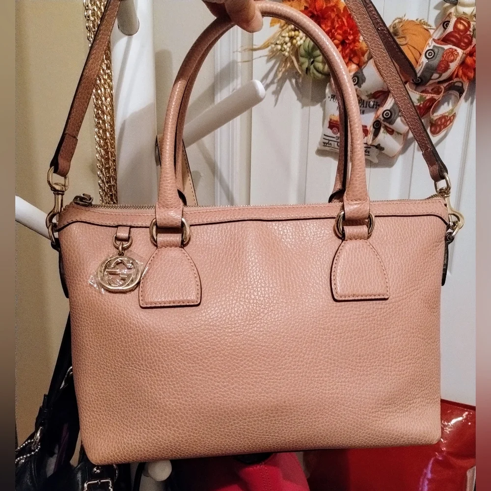 Gucci Dollar Calfskin Full Inclusion Blush Pink - Picture 5 of 13